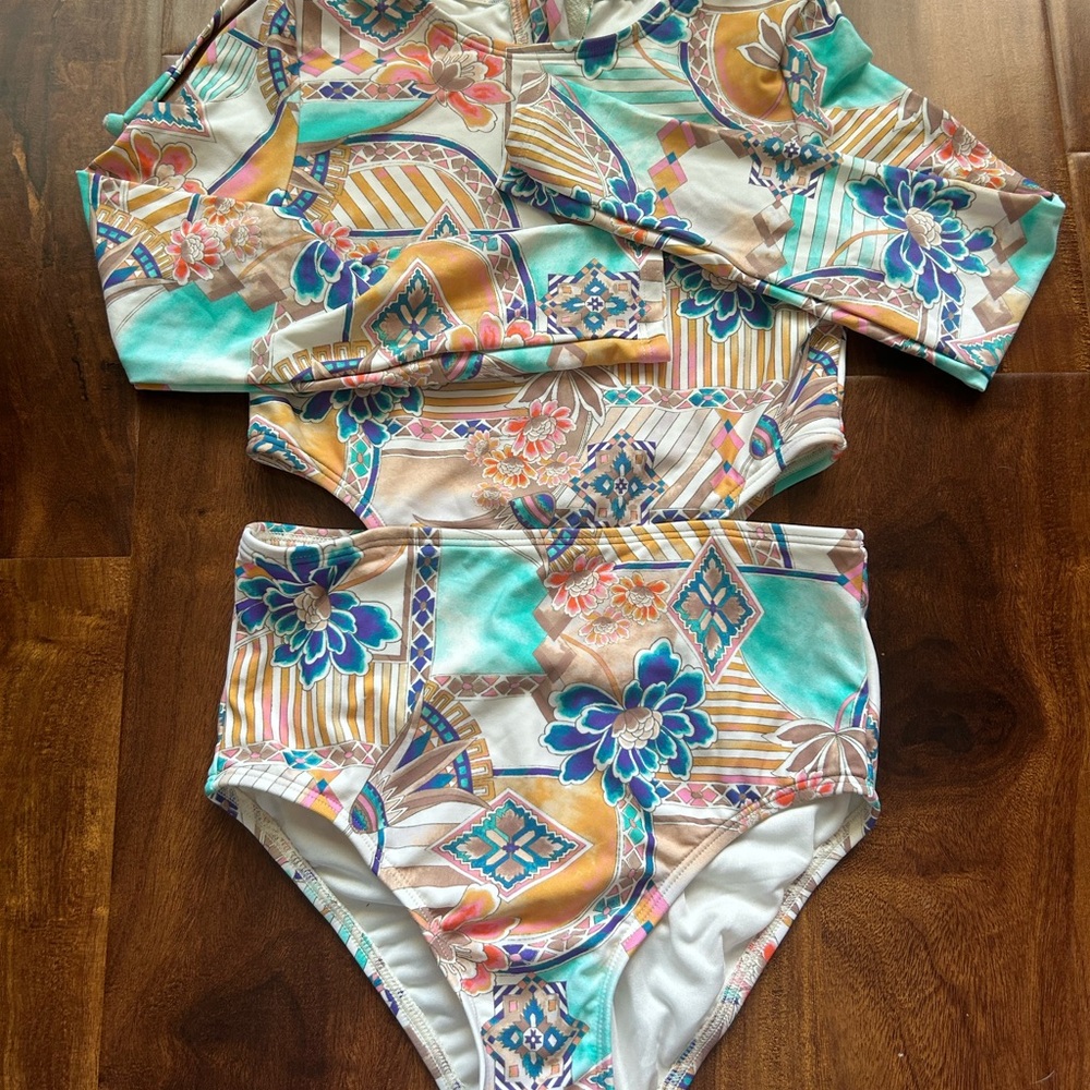 O'Neill Kids Swim One Piece - Multicolor Floral
